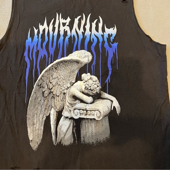 Lip Service / Widow “Mourning” Muscle Tee - Unisex Size Small - Picture 3 of 4